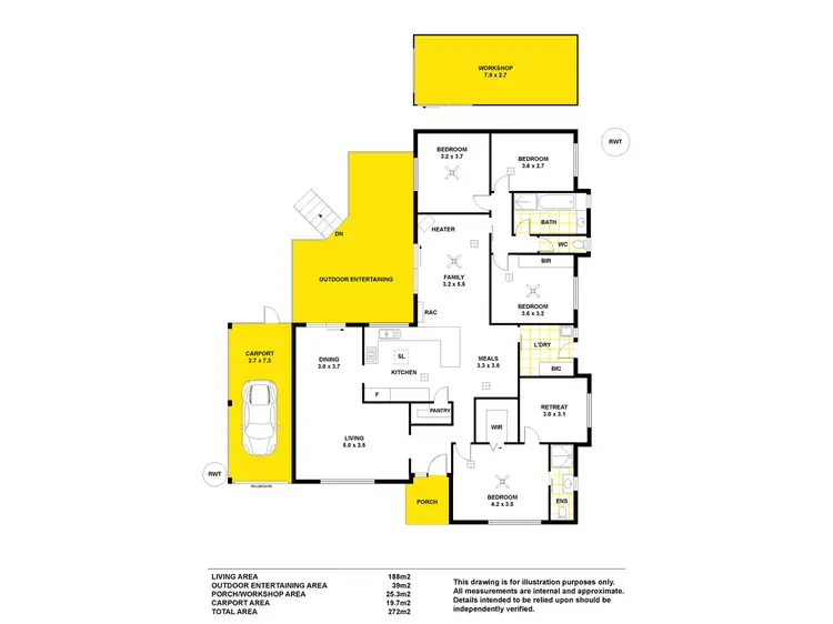 Floorplan of Homely house listing, 113 Adams Road, Trott Park SA 5158