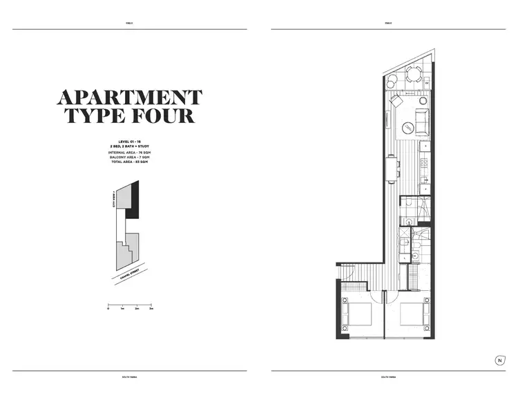 Floorplan of Homely apartment listing, 1504/649 Chapel Street, South Yarra VIC 3141