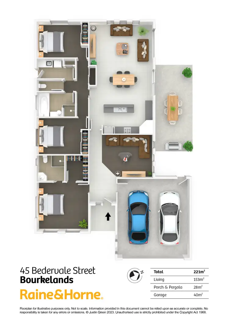 Floorplan of Homely house listing, 45 Bedervale Street, Bourkelands NSW 2650