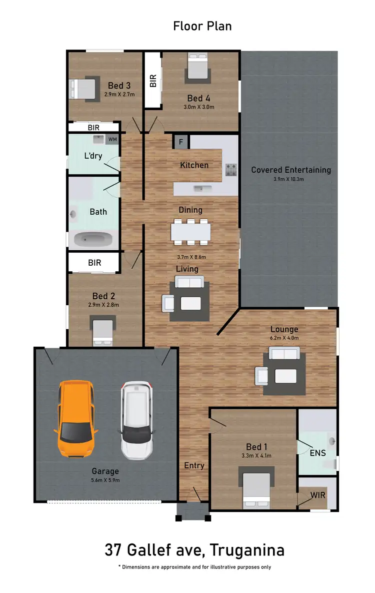 Floorplan of Homely house listing, 37 Galeff Avenue, Truganina VIC 3029