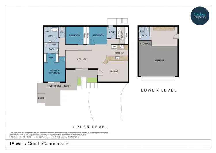 Floorplan of Homely house listing, 18 Wills Court, Cannonvale QLD 4802