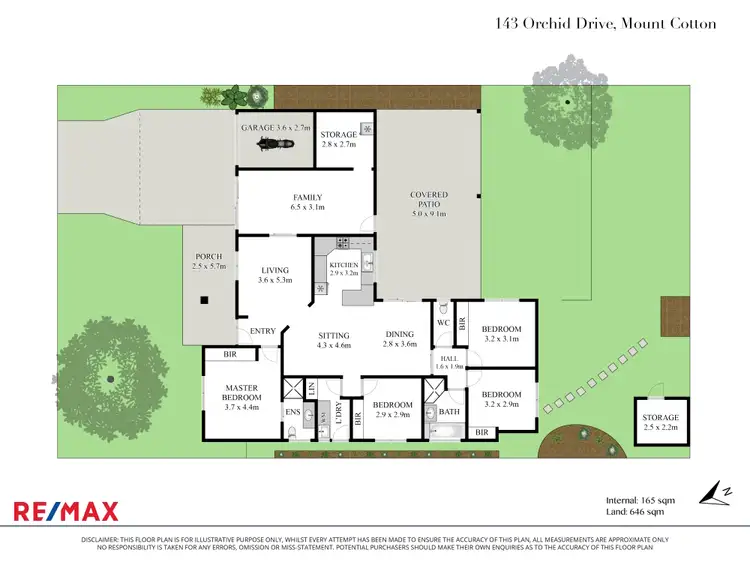 Floorplan of Homely house listing, 143 Orchid Drive, Mount Cotton QLD 4165