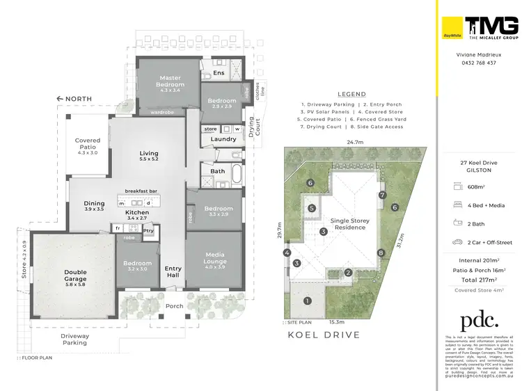 Floorplan of Homely house listing, 27 Koel Drive, Gilston QLD 4211
