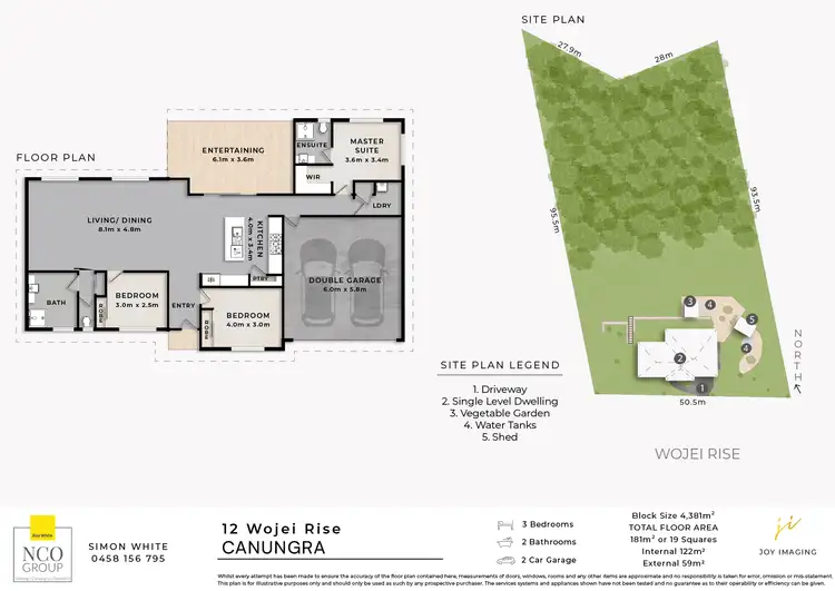 Floorplan of Homely house listing, 12 Wojei Rise, Canungra QLD 4275