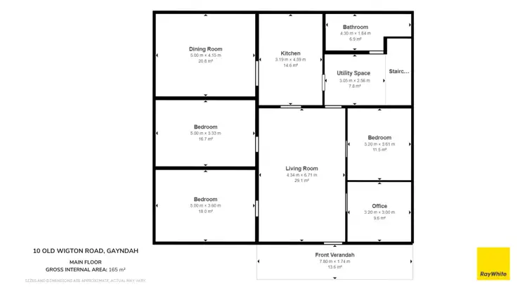 Floorplan of Homely house listing, 10 Old Wigton Road, Gayndah QLD 4625