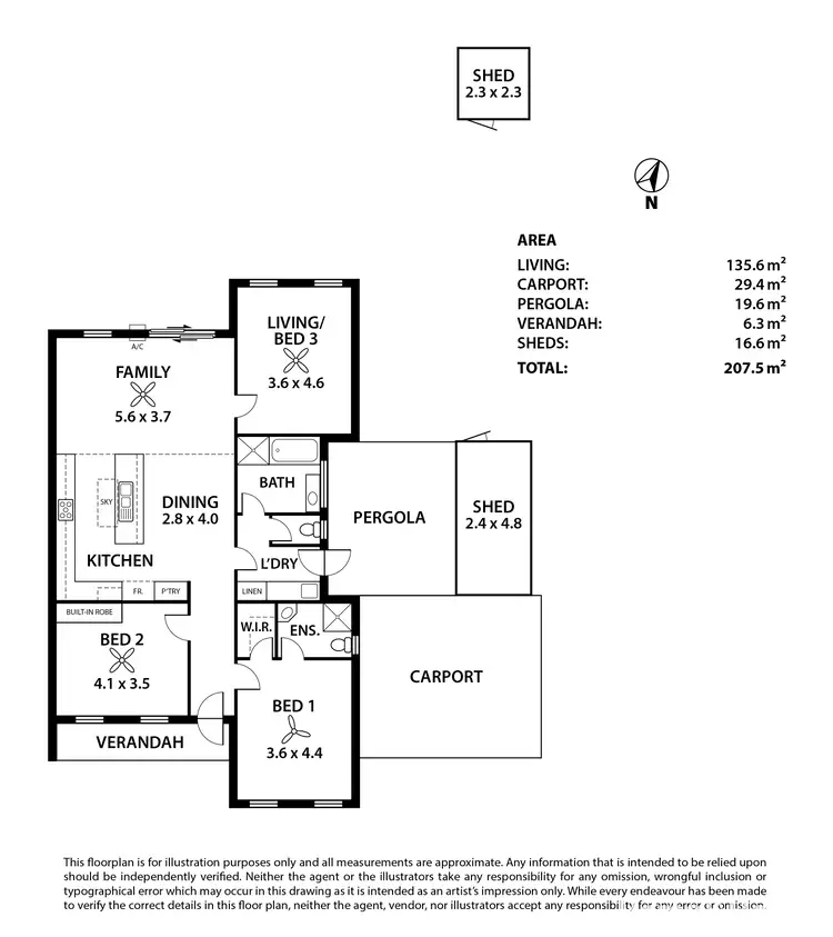Floorplan of Homely unit listing, 8/15 Ashbourne Road, Strathalbyn SA 5255