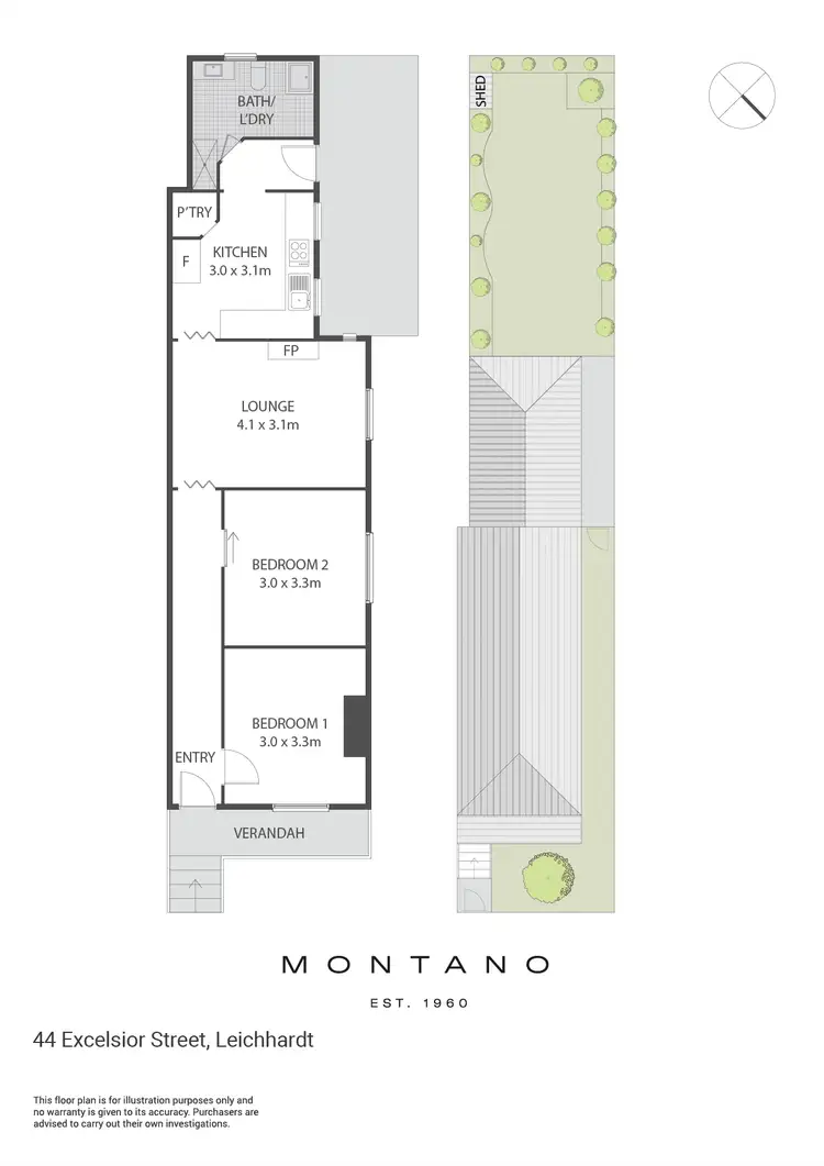 Floorplan of Homely house listing, 44 Excelsior Street, Leichhardt NSW 2040