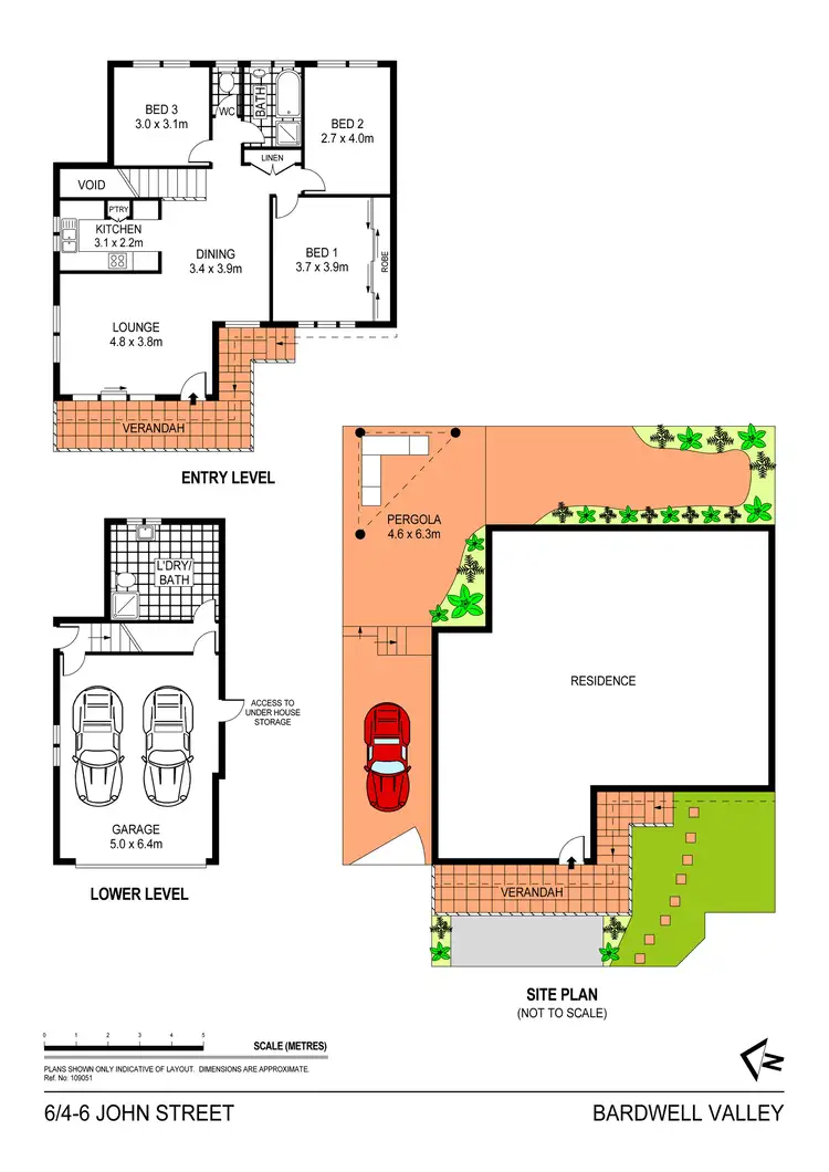 Floorplan of Homely villa listing, 6/4-6 John Street, Bardwell Valley NSW 2207