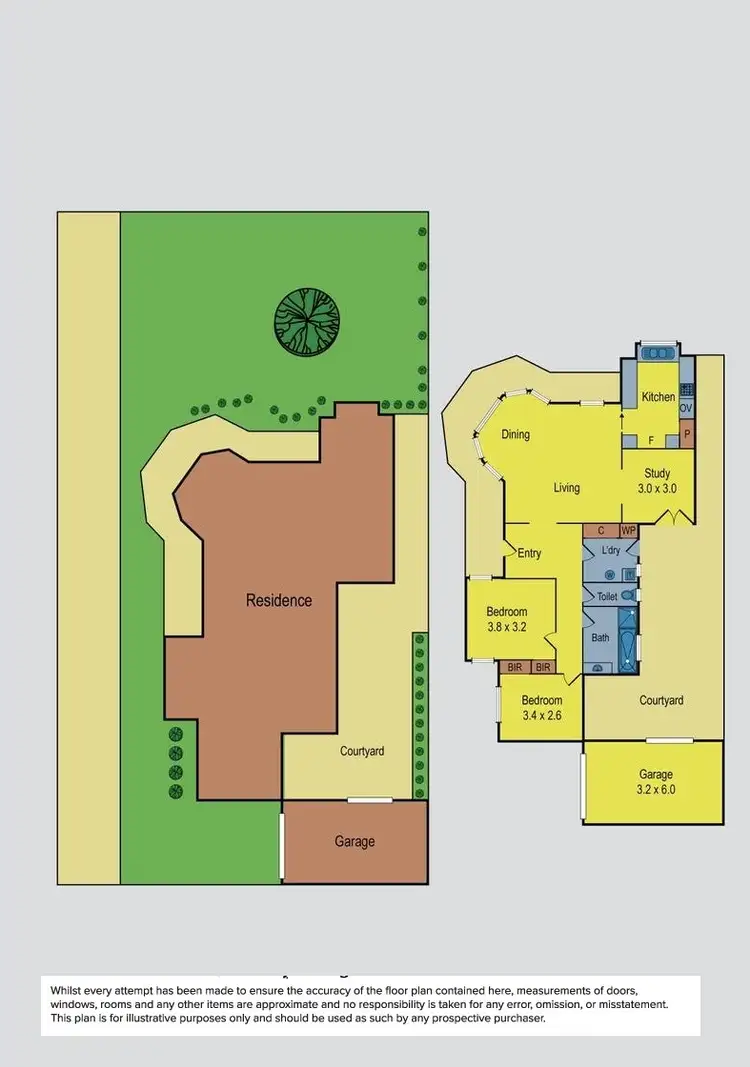 Floorplan of Homely house listing, 1/34 Arthur Street, Aberfeldie VIC 3040