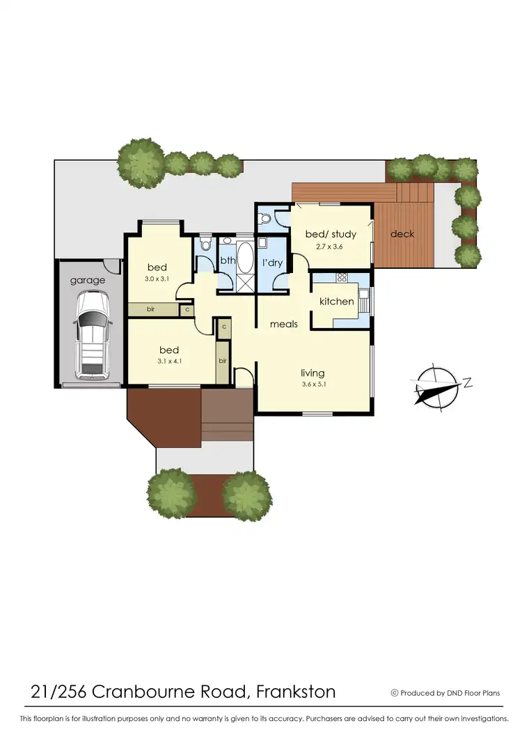 Floorplan of Homely house listing, 21/256 Cranbourne Road, Frankston VIC 3199
