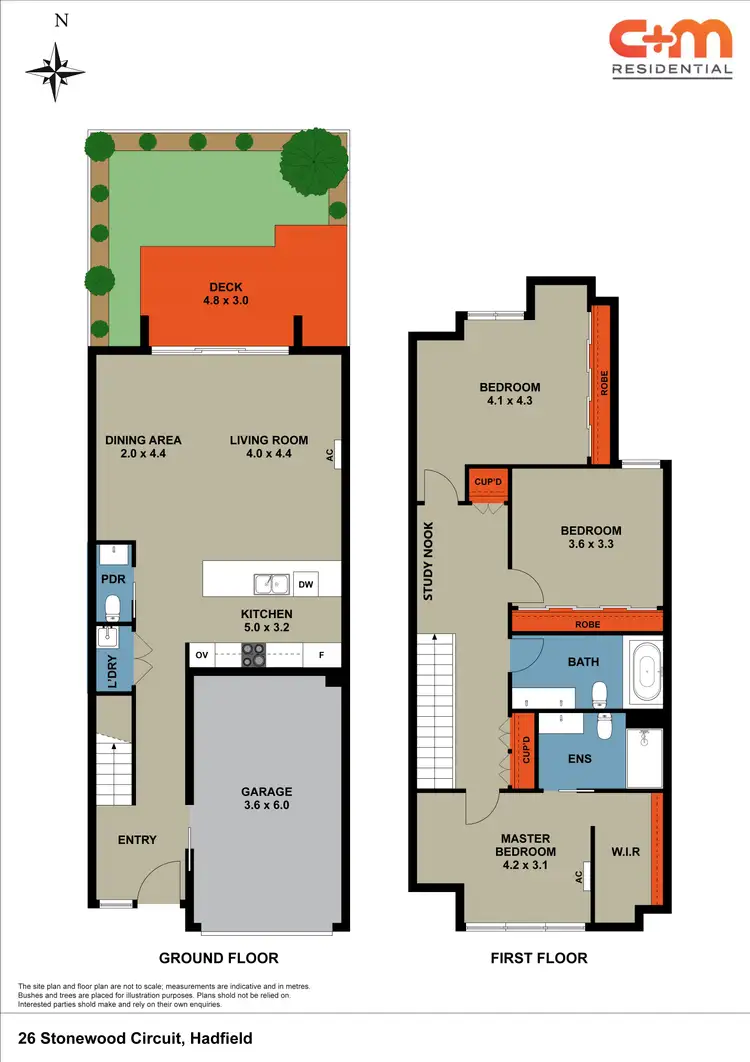 Floorplan of Homely townhouse listing, 26 Stonewood Circuit, Hadfield VIC 3046