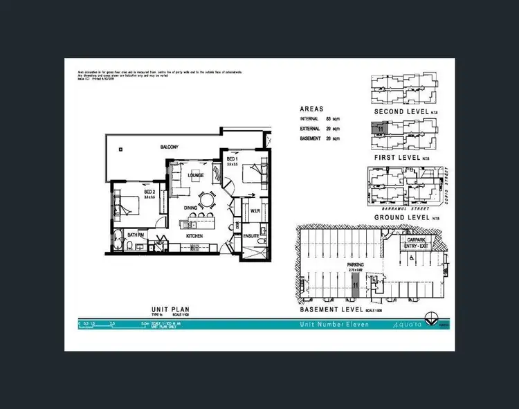 Floorplan of Homely apartment listing, 11/18 Barramul Street, Bulimba QLD 4171