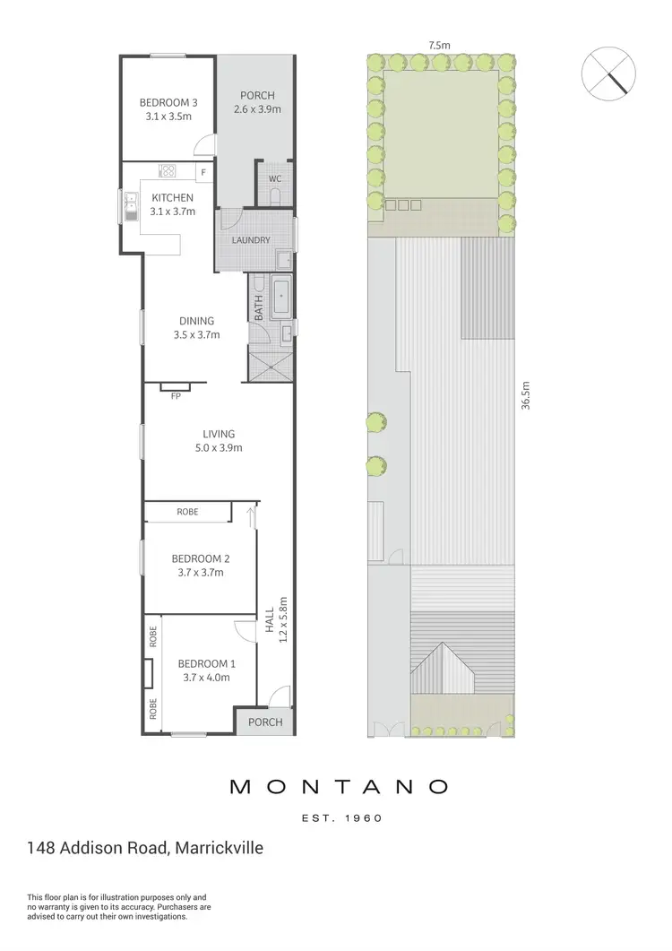 Floorplan of Homely house listing, 148 Addison Road, Marrickville NSW 2204