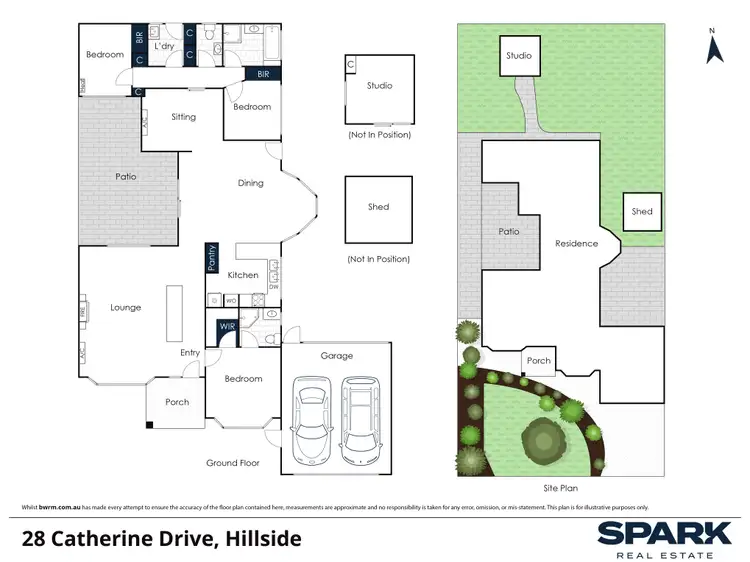 Floorplan of Homely house listing, 28 Catherine Drive, Hillside VIC 3037