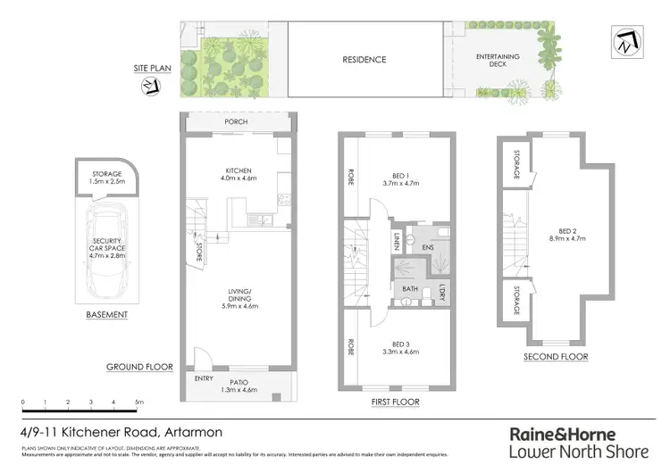 Floorplan of Homely townhouse listing, 4/9-11 Kitchener Road, Artarmon NSW 2064