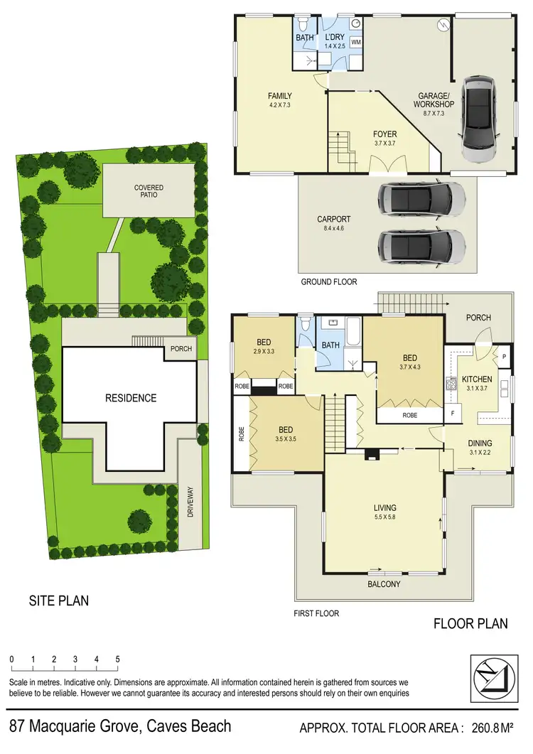 Floorplan of Homely house listing, 87 Macquarie Grove, Caves Beach NSW 2281