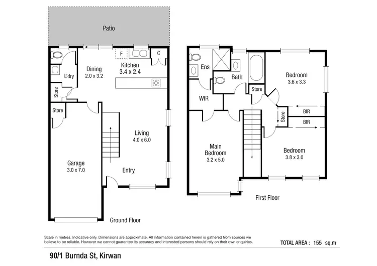 Floorplan of Homely house listing, 90/1-19 Burnda Street, Kirwan QLD 4817
