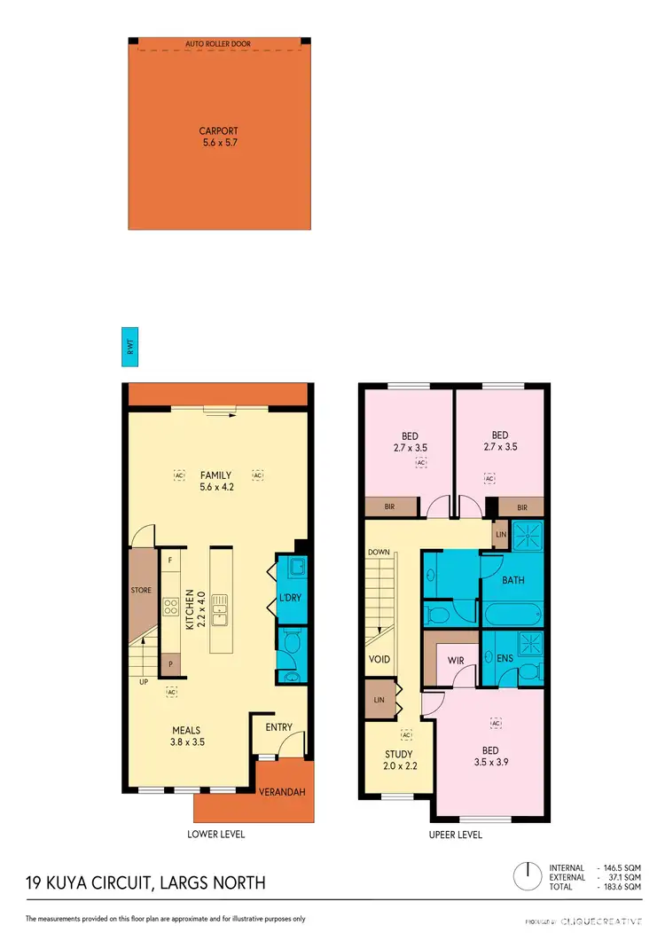 Floorplan of Homely house listing, 19 Kuya Circuit, Largs North SA 5016
