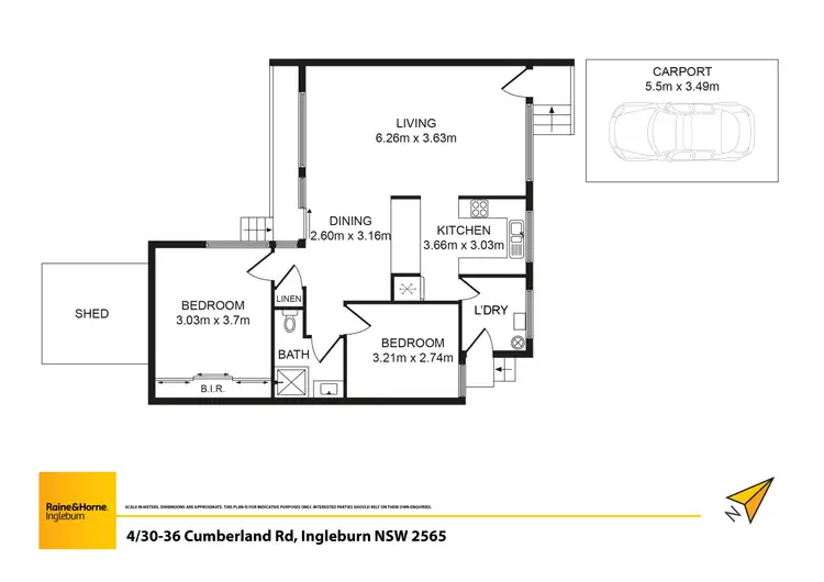 Floorplan of Homely villa listing, 4/30 Cumberland Road, Ingleburn NSW 2565