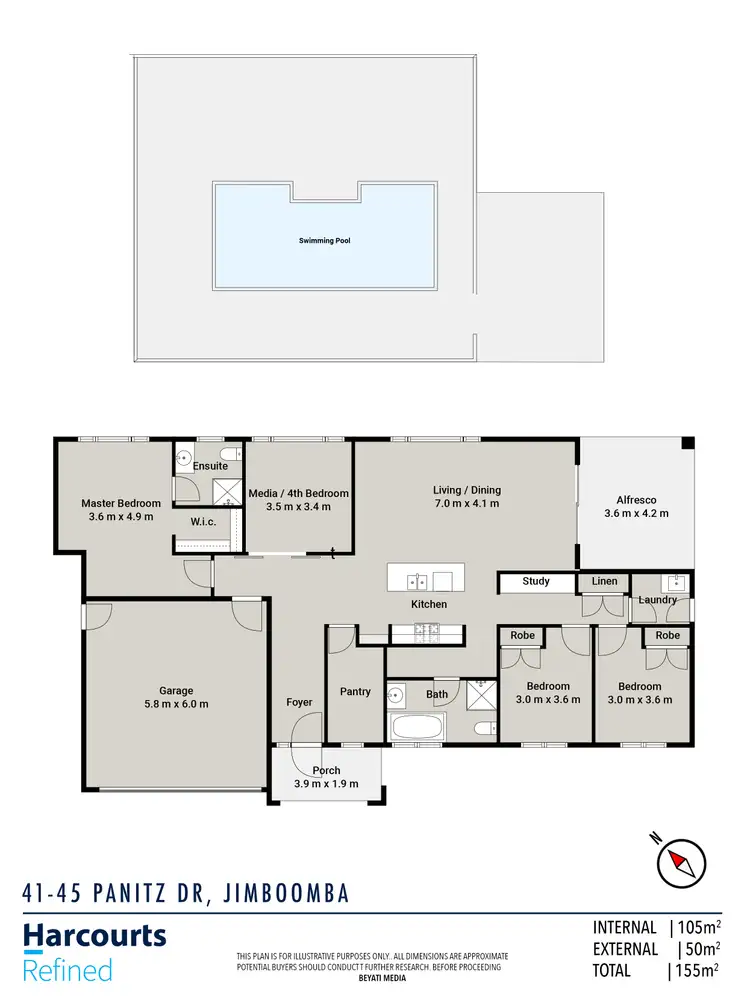 Floorplan of Homely house listing, 41-45 Panitz Drive, Jimboomba QLD 4280