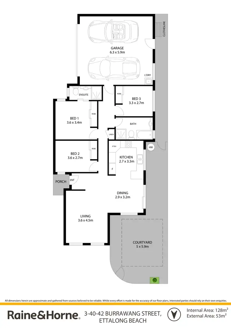 Floorplan of Homely house listing, 3/40-42 Burrawang Street, Ettalong Beach NSW 2257