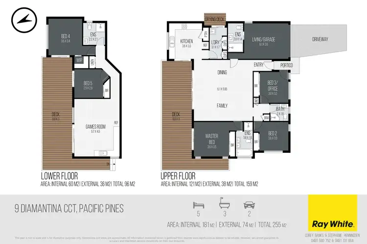 Floorplan of Homely house listing, 9 Diamantina Circuit, Pacific Pines QLD 4211