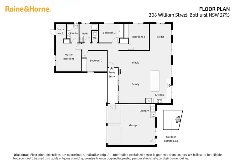 Floorplan of Homely house listing, 308 William Street, Bathurst NSW 2795
