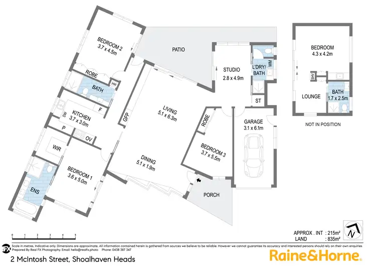 Floorplan of Homely house listing, 2 McIntosh Street, Shoalhaven Heads NSW 2535