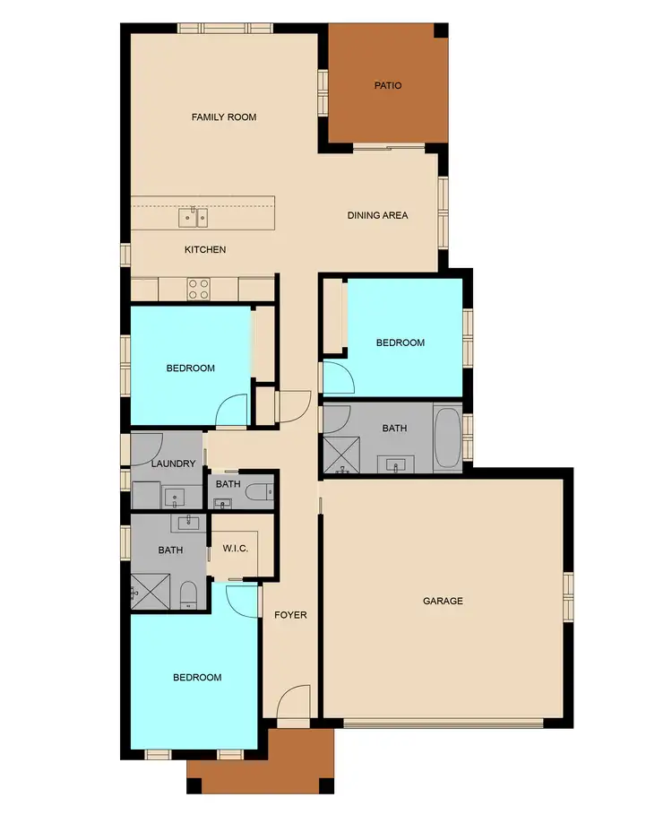 Floorplan of Homely house listing, 12 Yarra Place, Dubbo NSW 2830