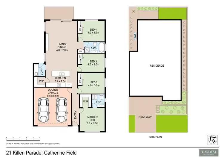 Floorplan of Homely house listing, 21 Killen Parade, Catherine Field NSW 2557