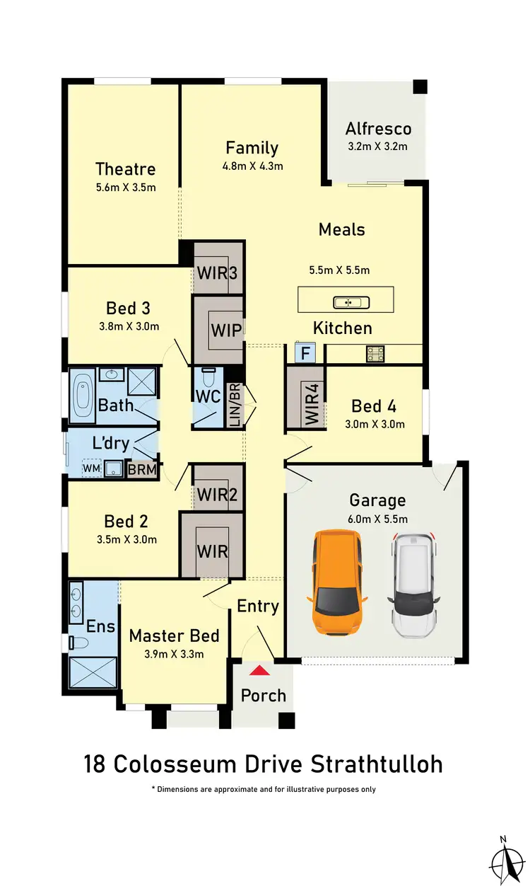 Floorplan of Homely house listing, 18 Colosseum Drive, Strathtulloh VIC 3338