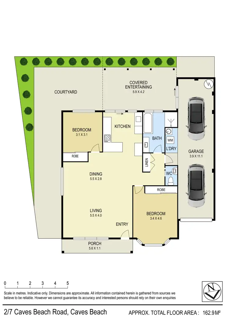 Floorplan of Homely house listing, 2/7 Caves Beach Road, Caves Beach NSW 2281
