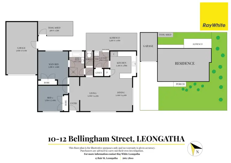 Floorplan of Homely unit listing, 3/10-12 Bellingham Street, Leongatha VIC 3953