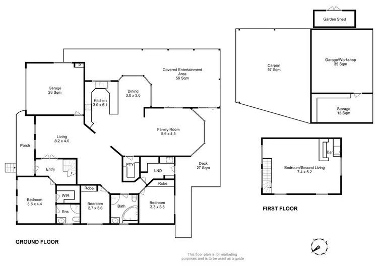 Floorplan of Homely house listing, 7 Chaffeys Drive, Dodges Ferry TAS 7173