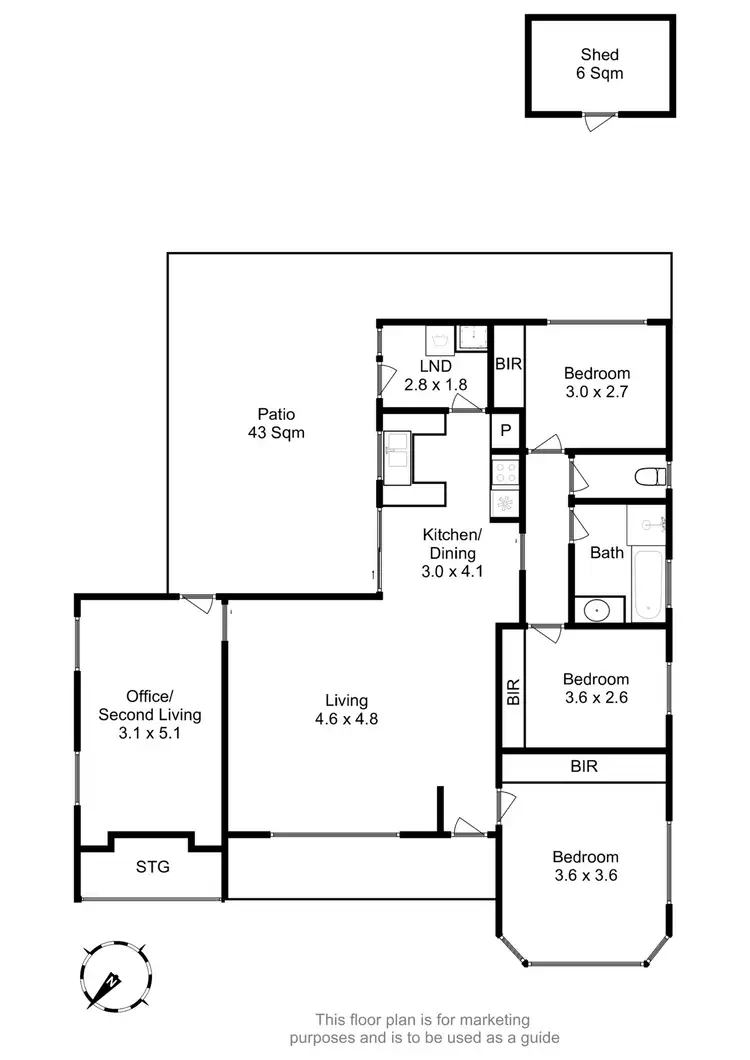 Floorplan of Homely house listing, 8 Gateway Drive, New Norfolk TAS 7140