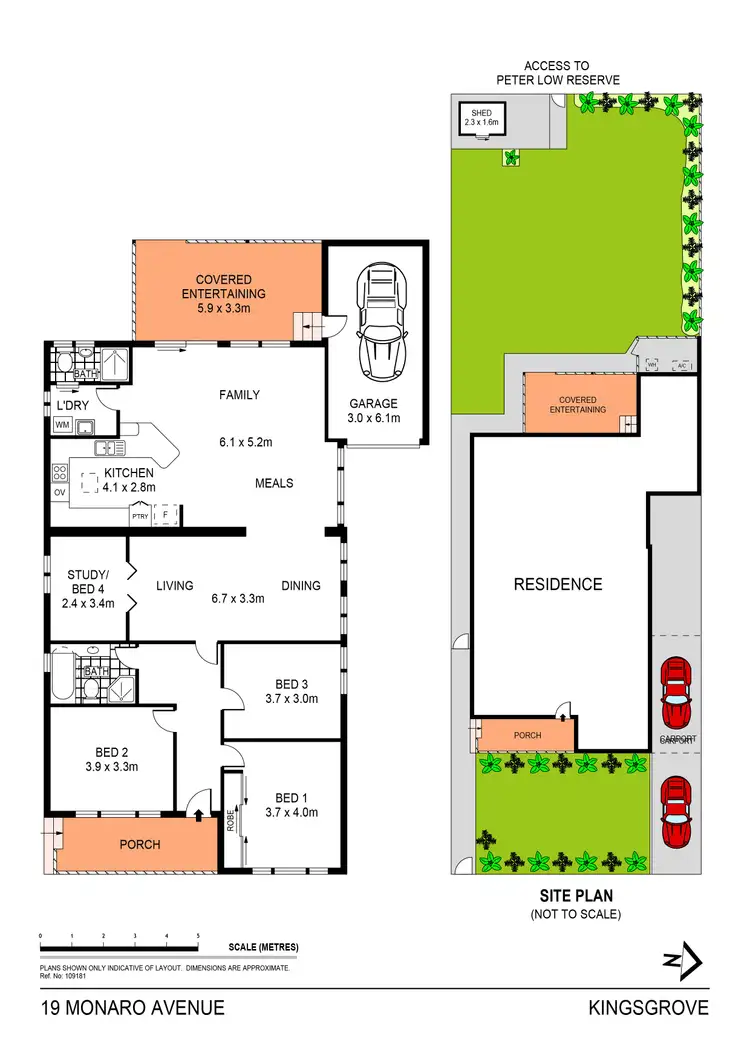 Floorplan of Homely house listing, 19 Monaro Avenue, Kingsgrove NSW 2208