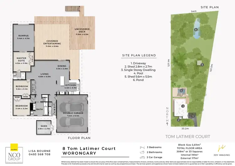 Floorplan of Homely rural property listing, 8 Tom Latimer Court, Worongary QLD 4213