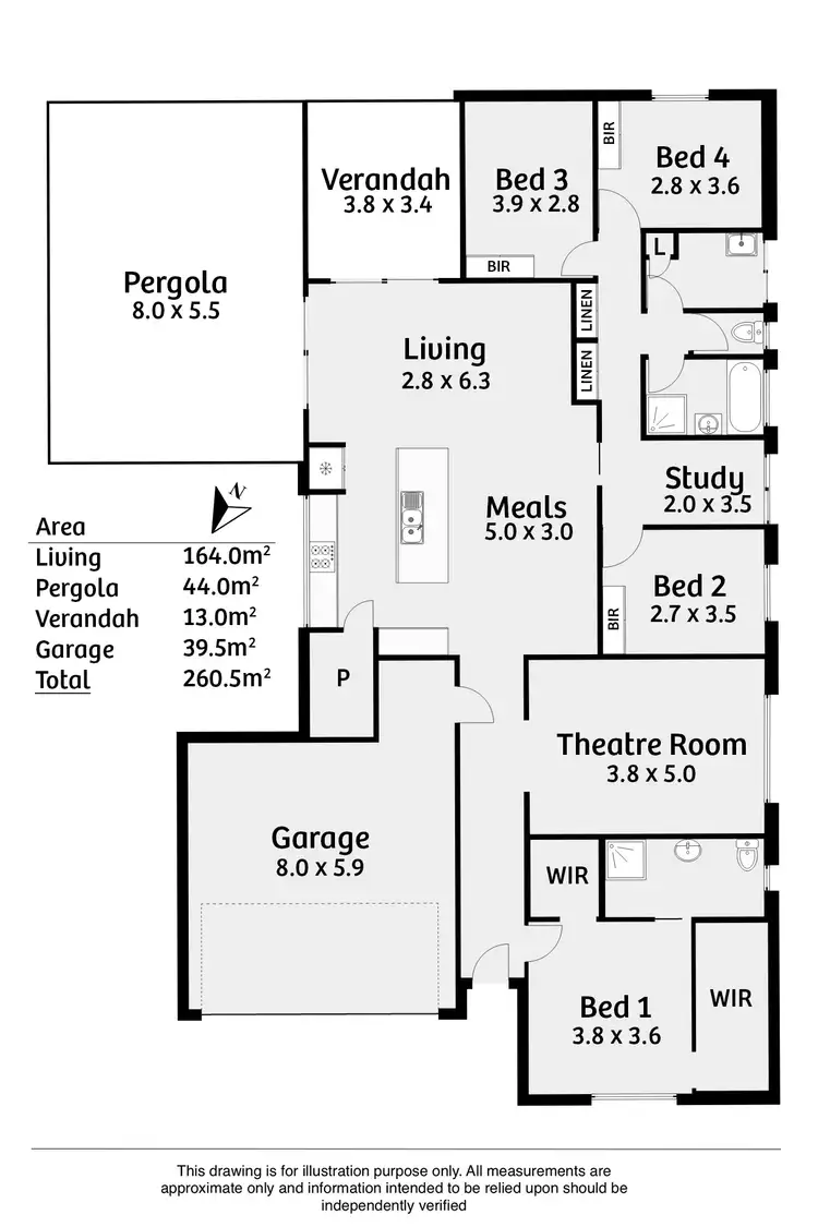 Floorplan of Homely house listing, 1359 Bull Creek Road, Ashbourne SA 5157