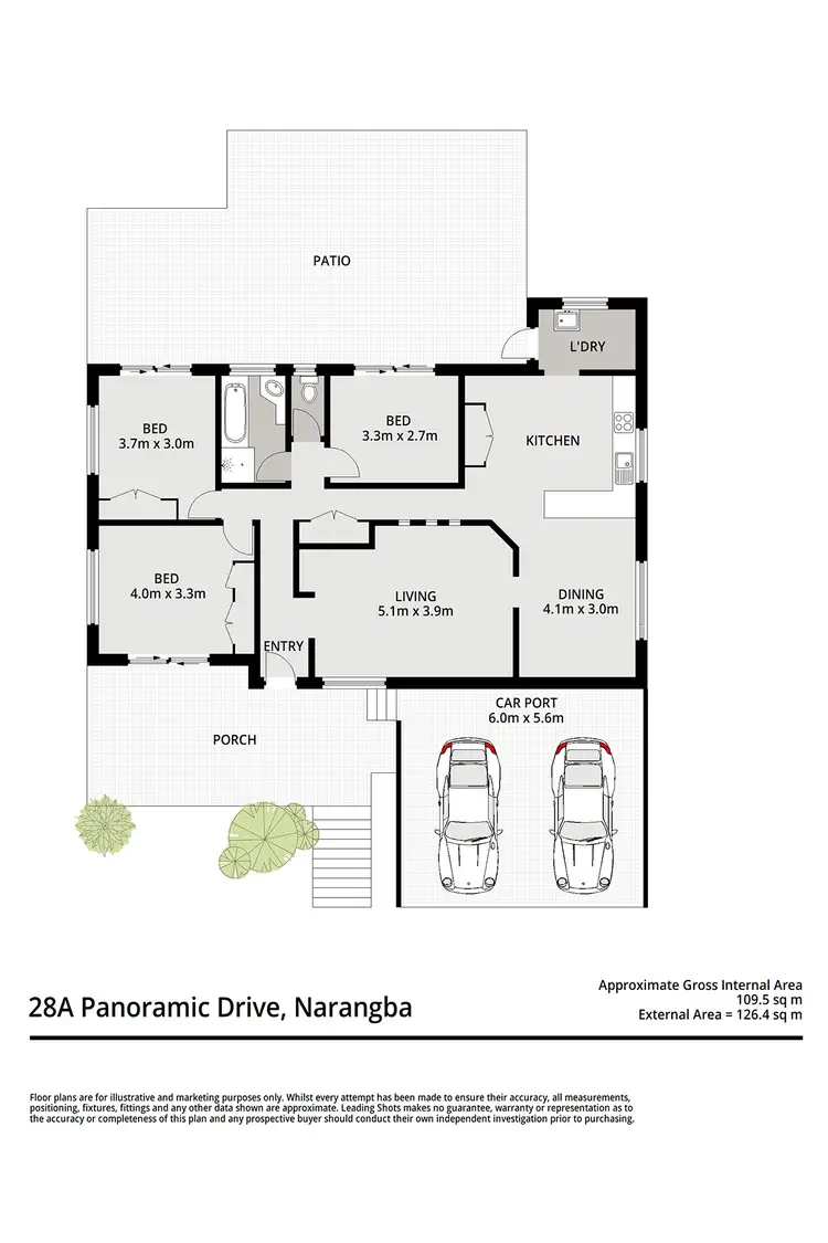 Floorplan of Homely house listing, 28A Panoramic Drive, Narangba QLD 4504