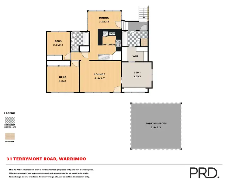 Floorplan of Homely house listing, 31 Terrymont Road, Warrimoo NSW 2774