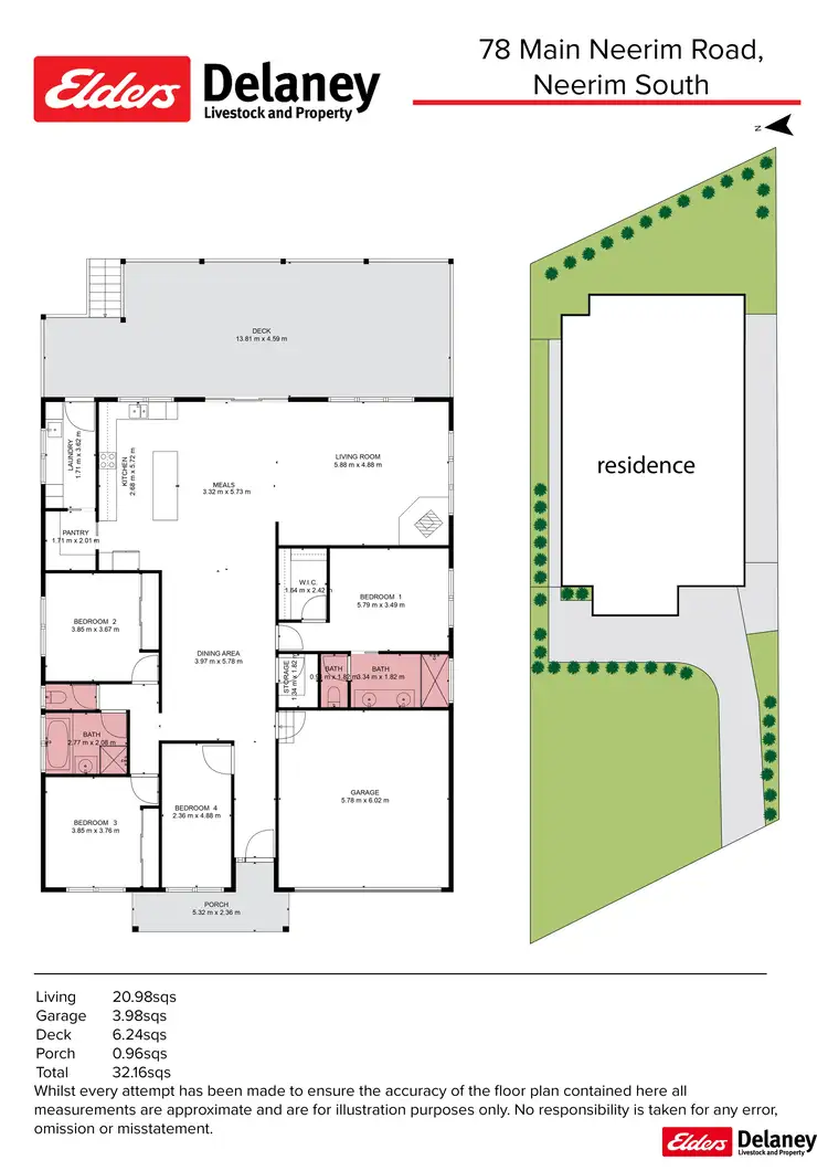 Floorplan of Homely house listing, 78 Main Neerim Road, Neerim South VIC 3831