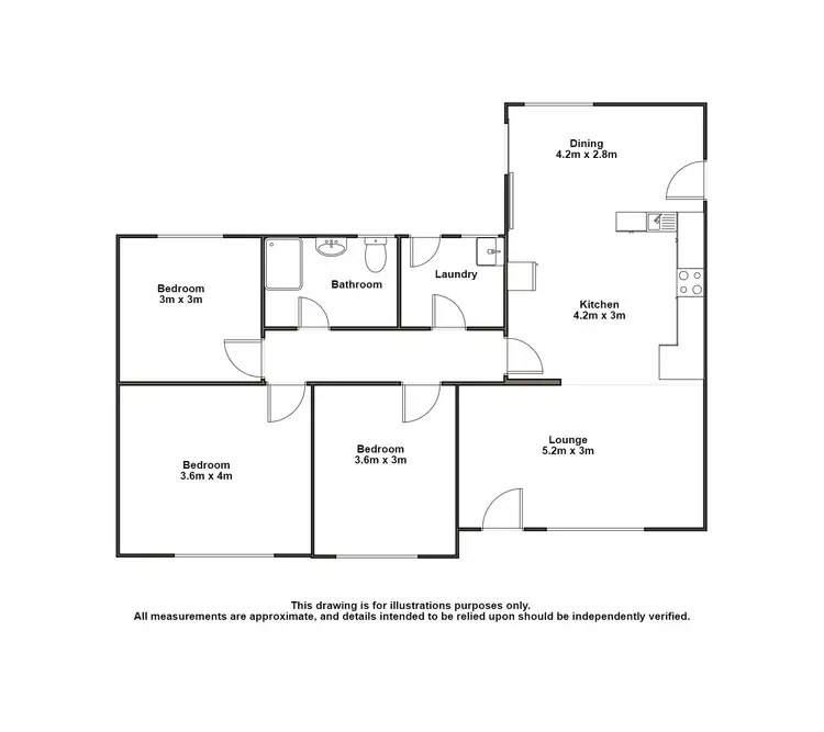 Floorplan of Homely house listing, 4 Clontarf Street, Port Augusta SA 5700