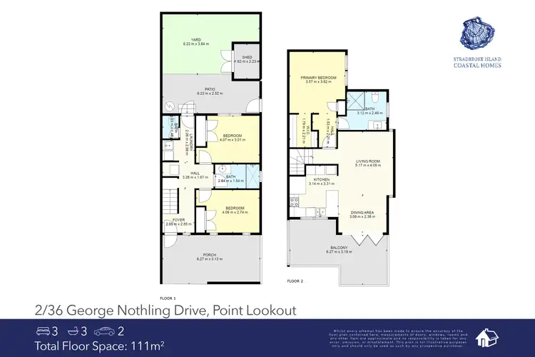 Floorplan of Homely house listing, 2/36 George Nothling Drive, Point Lookout QLD 4183