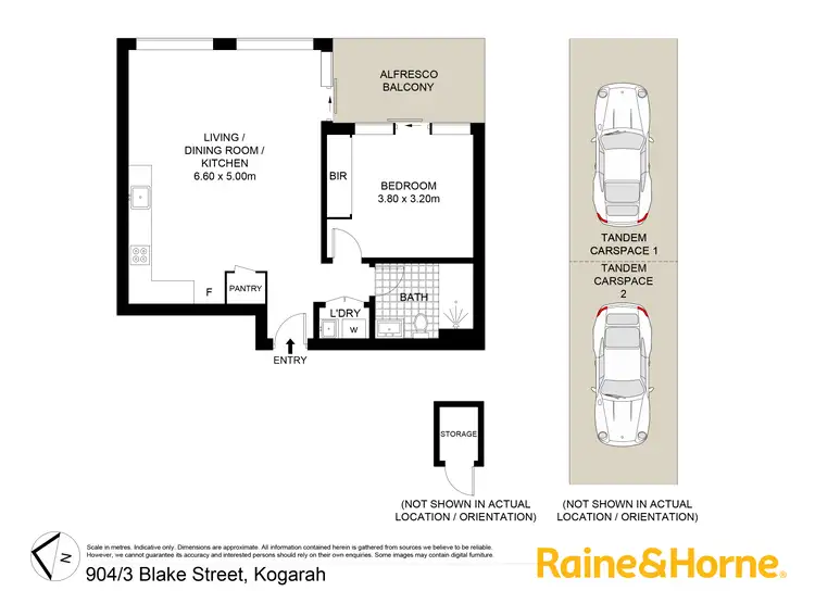 Floorplan of Homely unit listing, 904/3 Blake Street, Kogarah NSW 2217