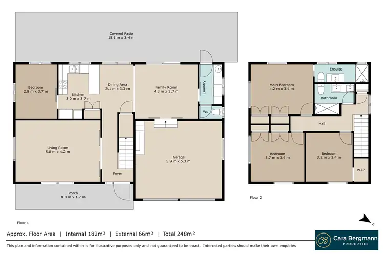 Floorplan of Homely house listing, 6 Edwards Drive, Albany Creek QLD 4035