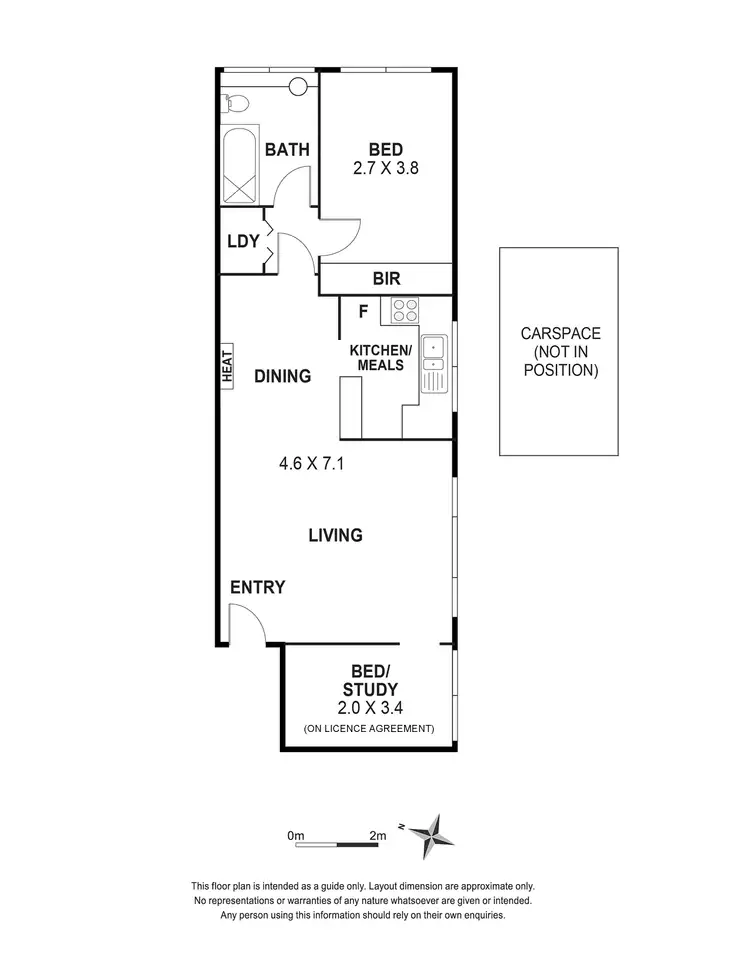 Floorplan of Homely apartment listing, 4/2 Launder Street, Hawthorn VIC 3122