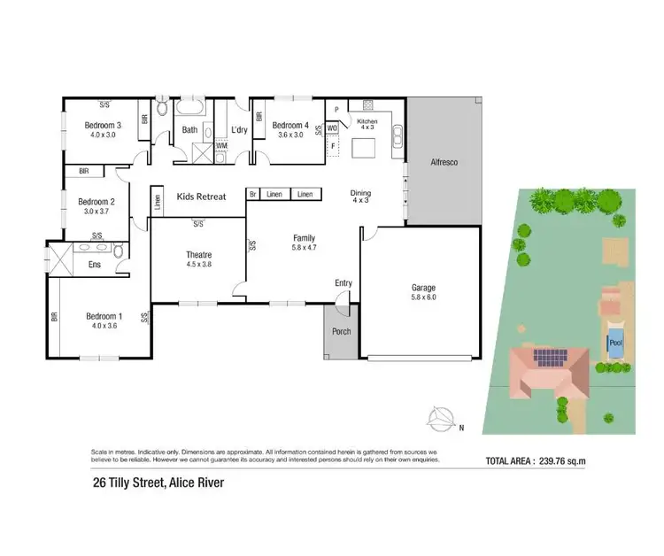 Floorplan of Homely house listing, 26 Tilly Street, Alice River QLD 4817