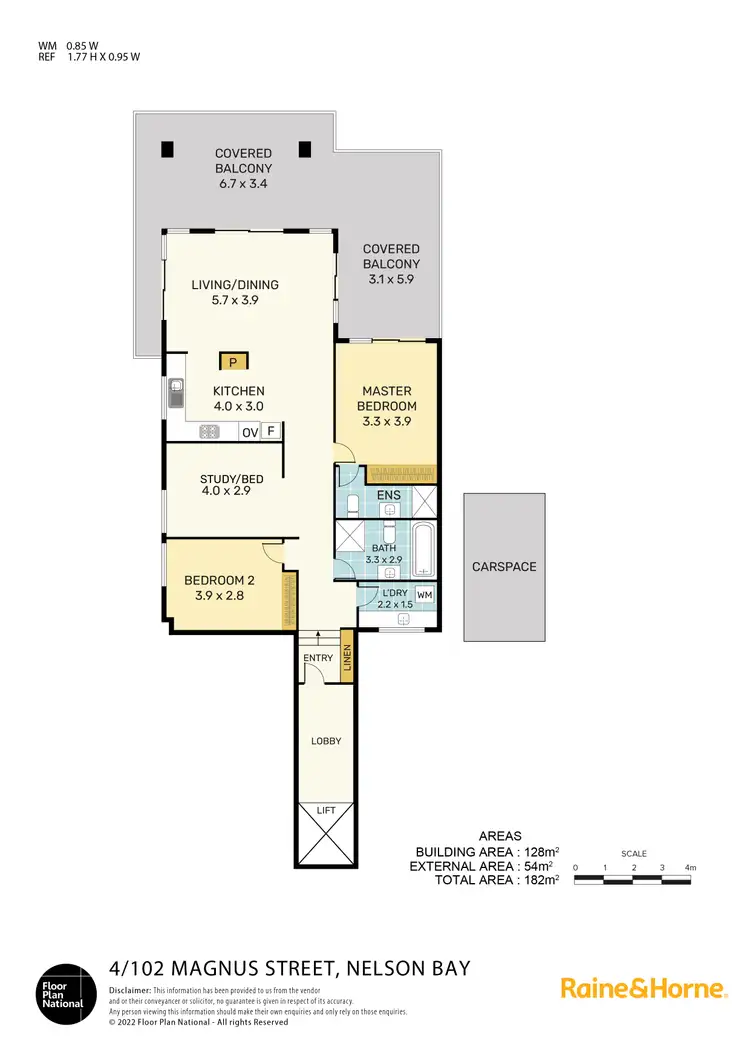 Floorplan of Homely apartment listing, 4/102 Magnus Street, Nelson Bay NSW 2315