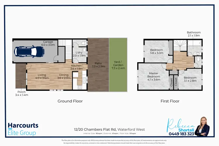 Floorplan of Homely townhouse listing, 12/20 Chambers Flat Road, Waterford West QLD 4133