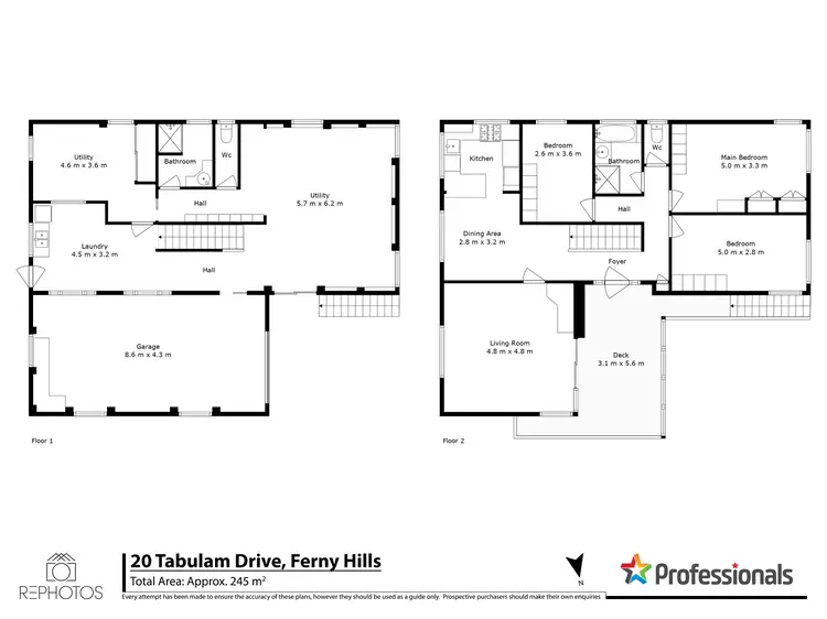 Floorplan of Homely house listing, 20 Tabulam Drive, Ferny Hills QLD 4055